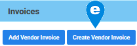 WO Invoices section showing Create Vendor Invoice button